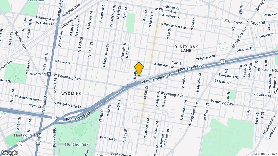 543 W Roosevelt Blvd, Unit 1 Map and Location Details