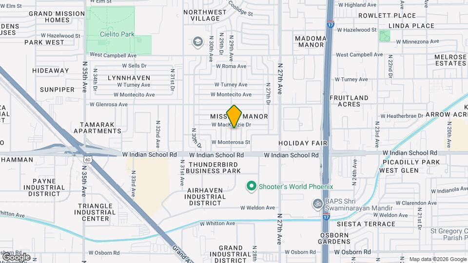 4141 N 29th Ave Map and Location Details