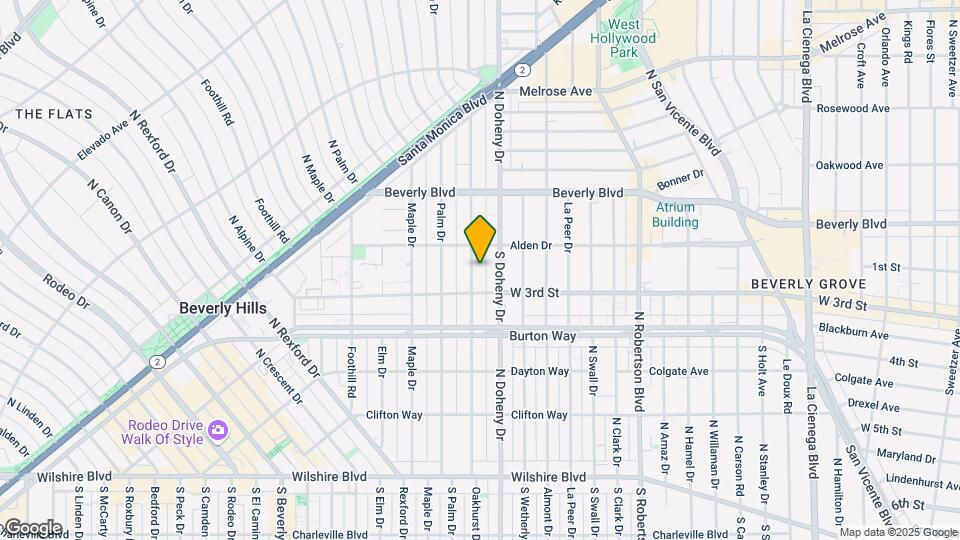 340 N Oakhurst Dr Map and Location Details