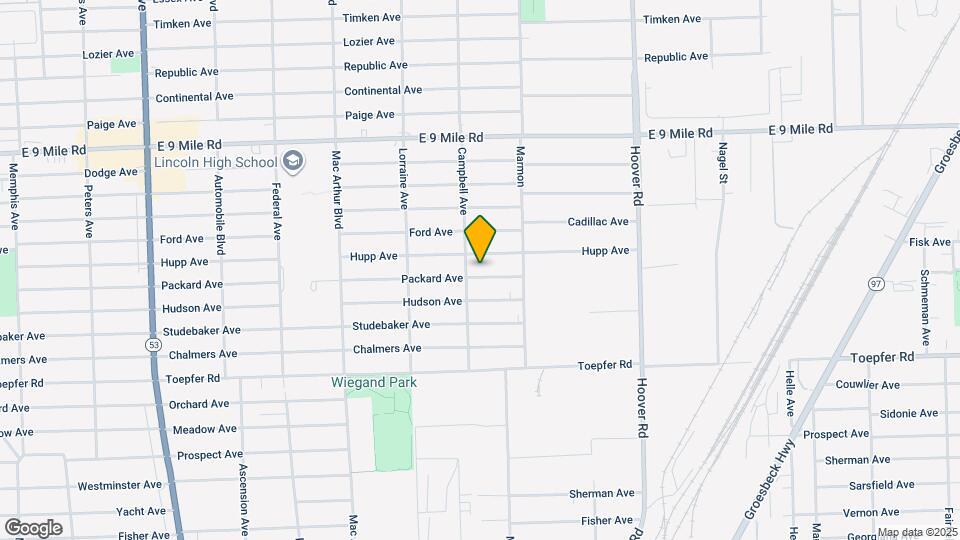 11227 Packard Ave Map and Location Details