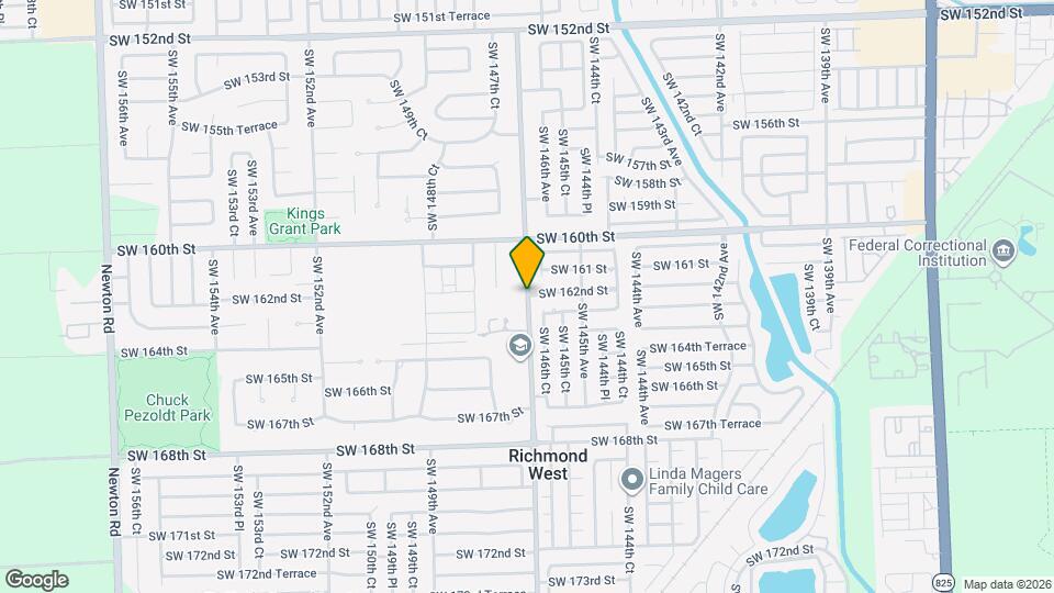 14804 SW 162nd St Map and Location Details