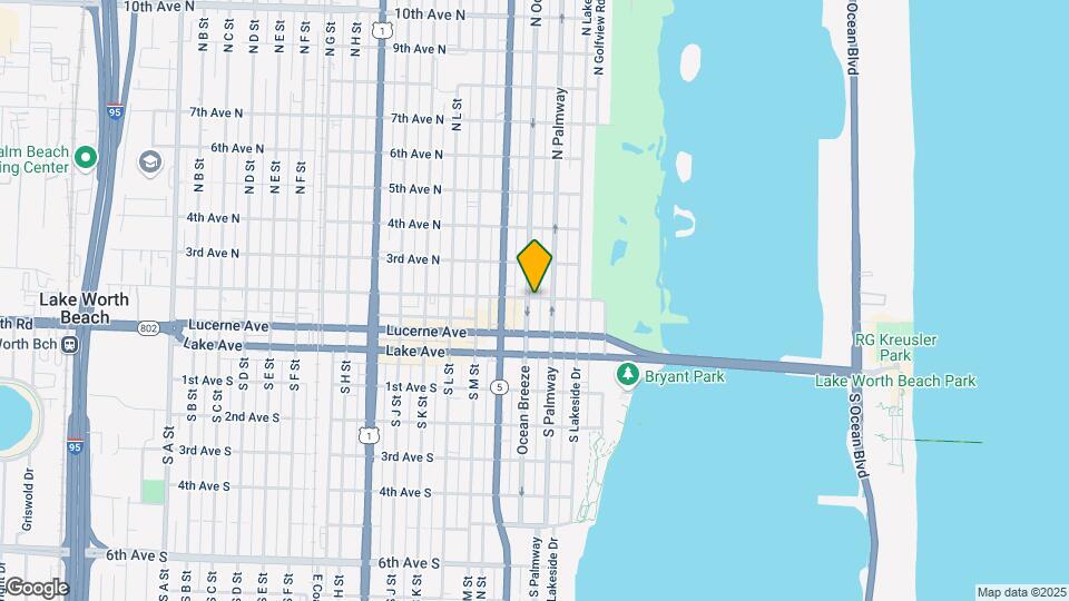 130 N Ocean Breeze Mapa y Detalles de la Ubicación