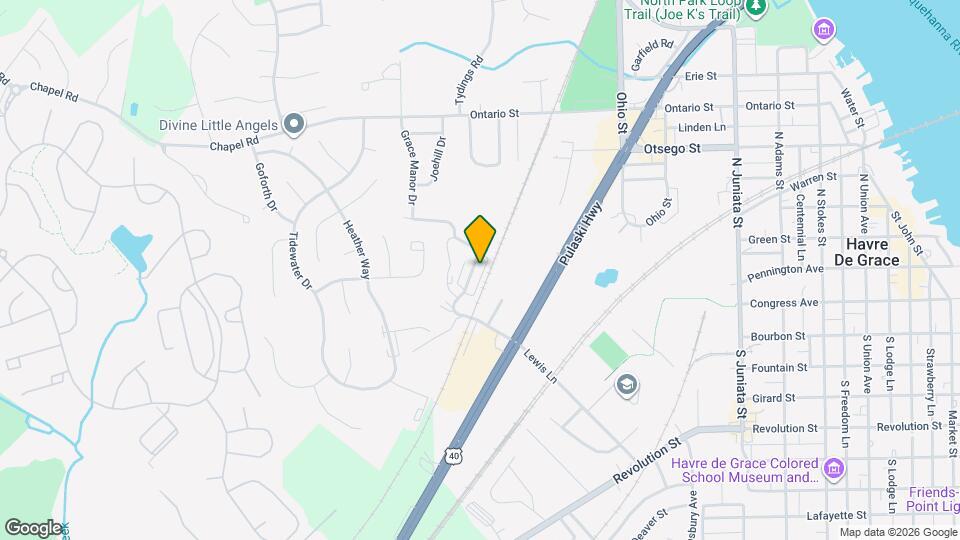 1327 Lewis Ln Map and Location Details