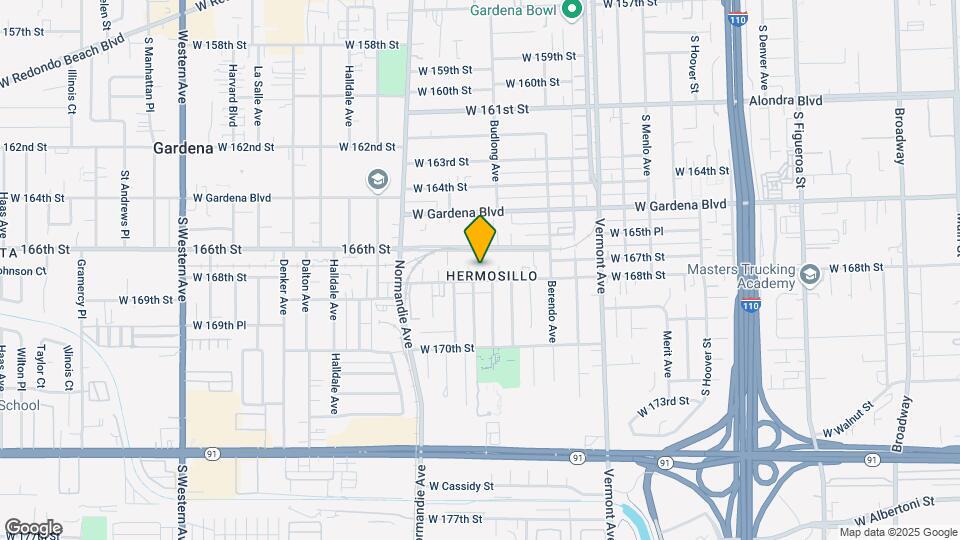 1233 W 168th St Map and Location Details