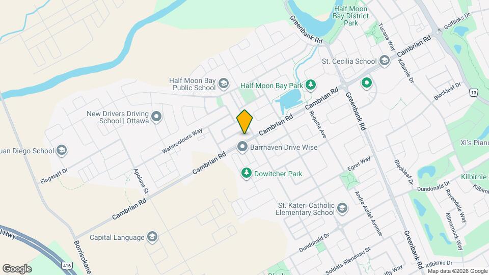 3617 Cambrian Rd Map and Location Details