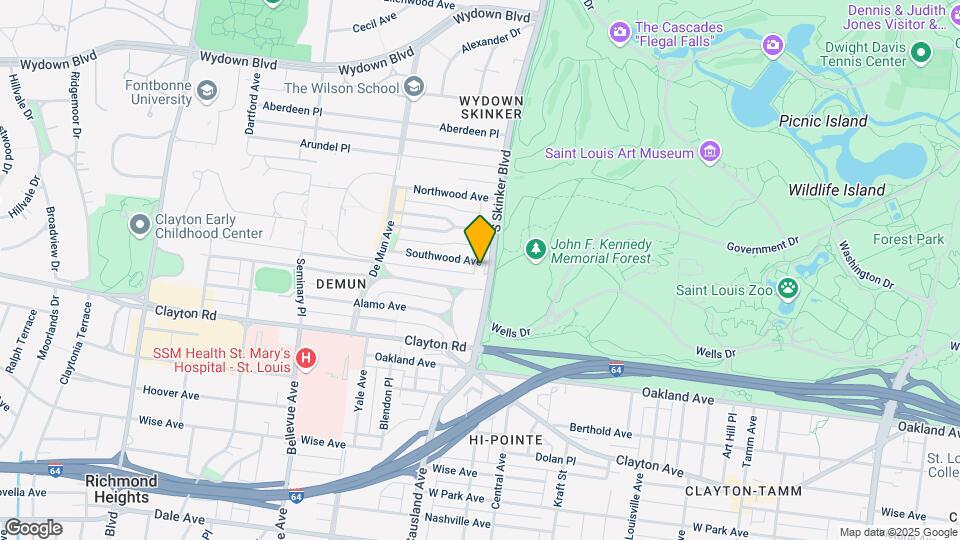 801 S Skinker Blvd Map and Location Details
