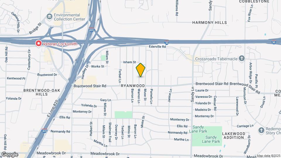 1605 Warren Ln Map and Location Details