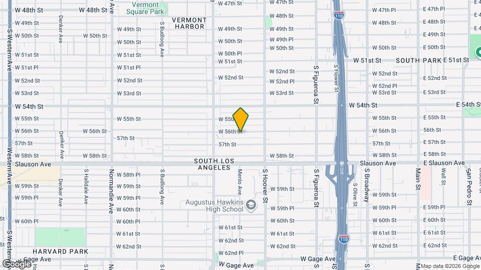 860 W 56th St Map and Location Details