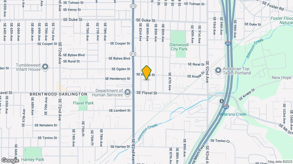 7343 SE 84th Ave Map and Location Details