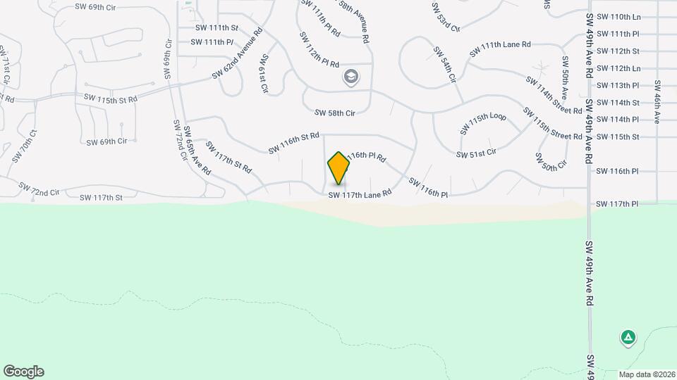 5885 SW 116th Pl Rd Map and Location Details