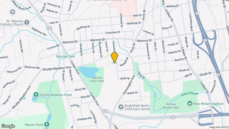 279 Linwood St Map and Location Details