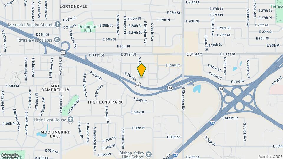 5923 E 33rd Ct Map and Location Details