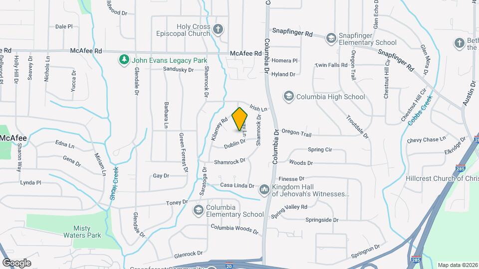 2191 Galway Ln Mapa y Detalles de la Ubicación