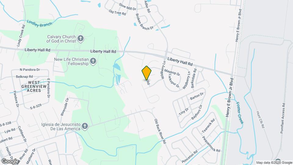 107 Thistle Rd Map and Location Details