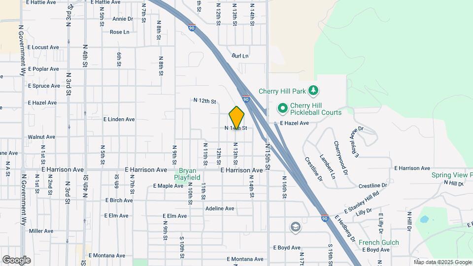 1414 N 13th St Map and Location Details