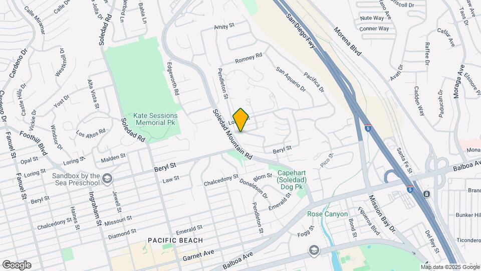 2303 Wilbur Ave Map and Location Details