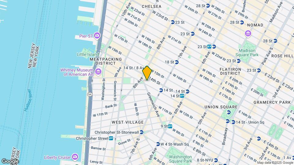247 W 13th St Map and Location Details