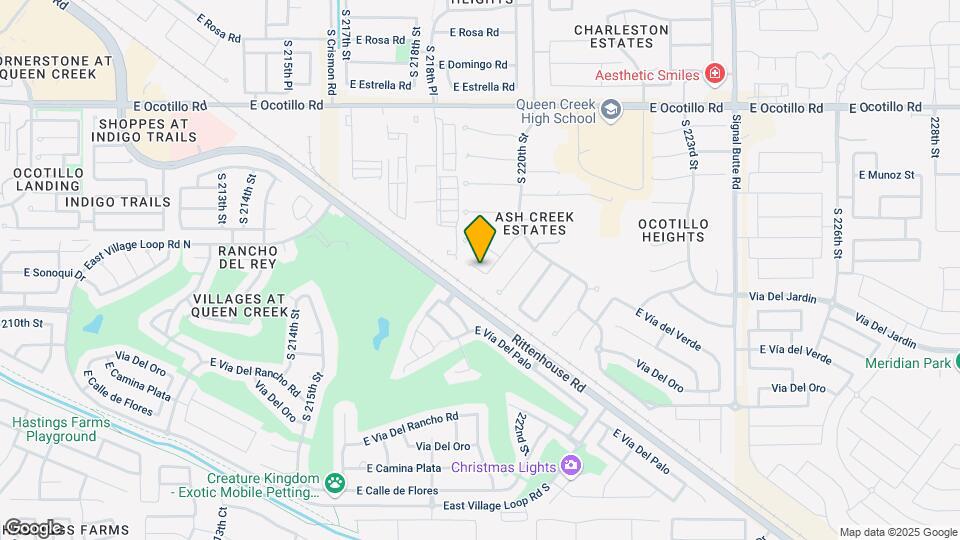 21031 E Avenida Del Valle Ct Map and Location Details