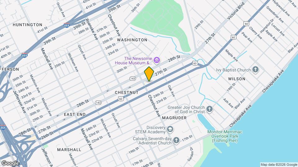 1215 26th St Map and Location Details