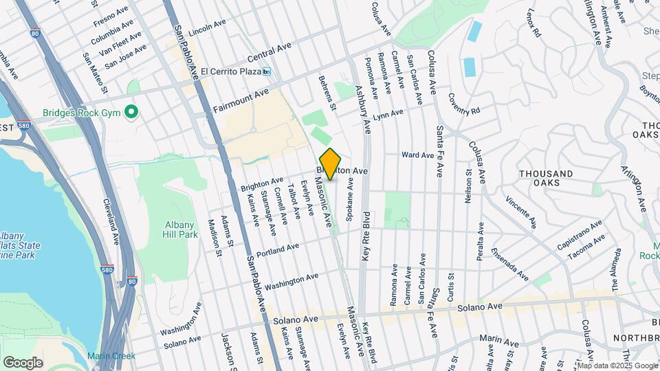 612 San Gabriel Ave Map and Location Details