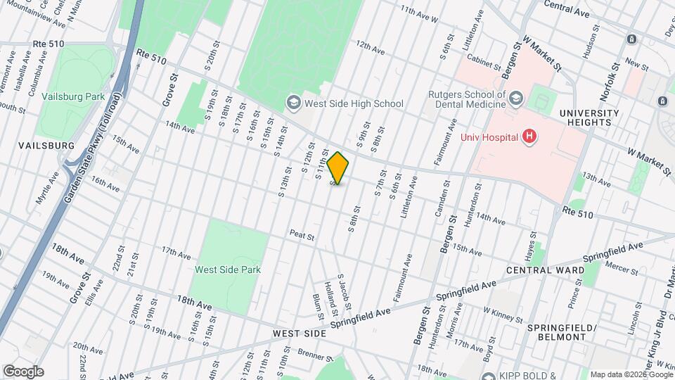 414 S 10th St Mapa y Detalles de la Ubicación