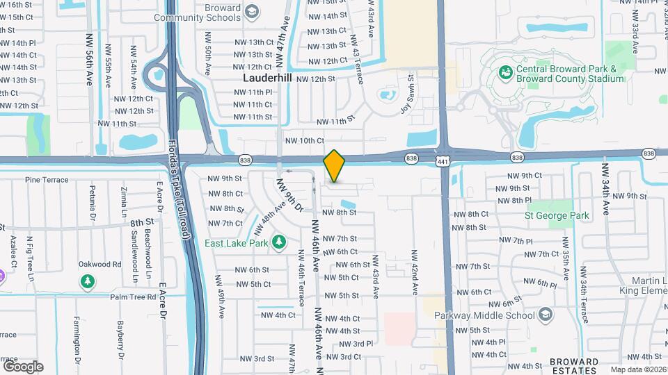 4441 NW 9th St. Map and Location Details