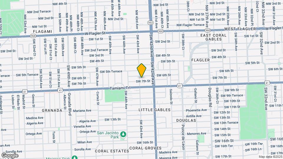 4285 SW 7th St Map and Location Details