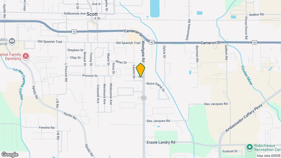 102 Olive Vista Dr Map and Location Details