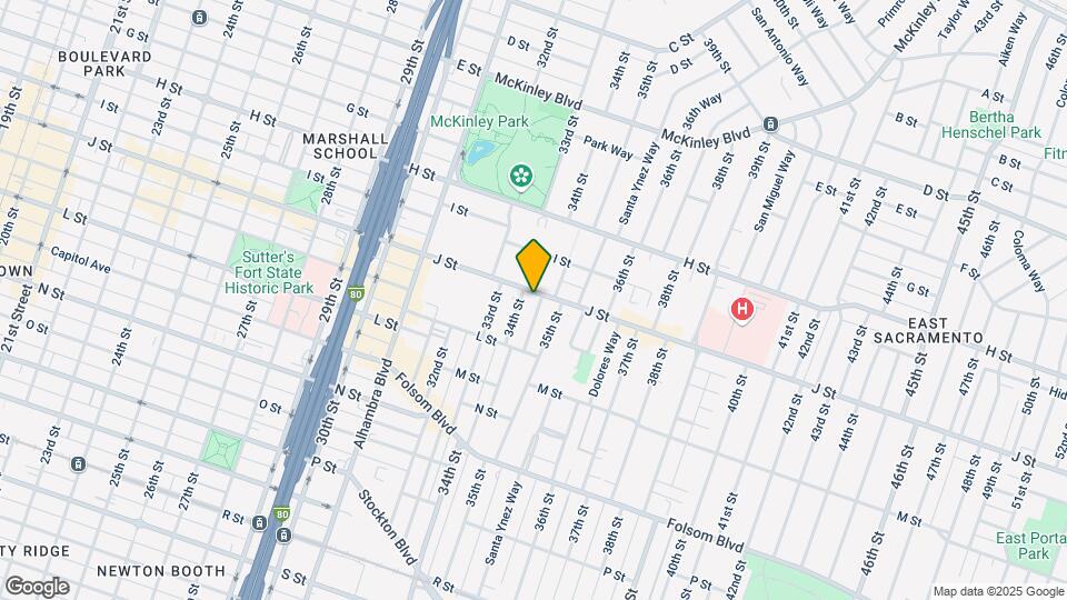 3416 J St Mapa y Detalles de la Ubicación