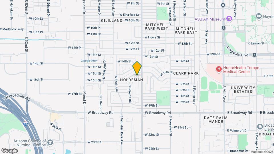 1609 S Parkside Dr Map and Location Details