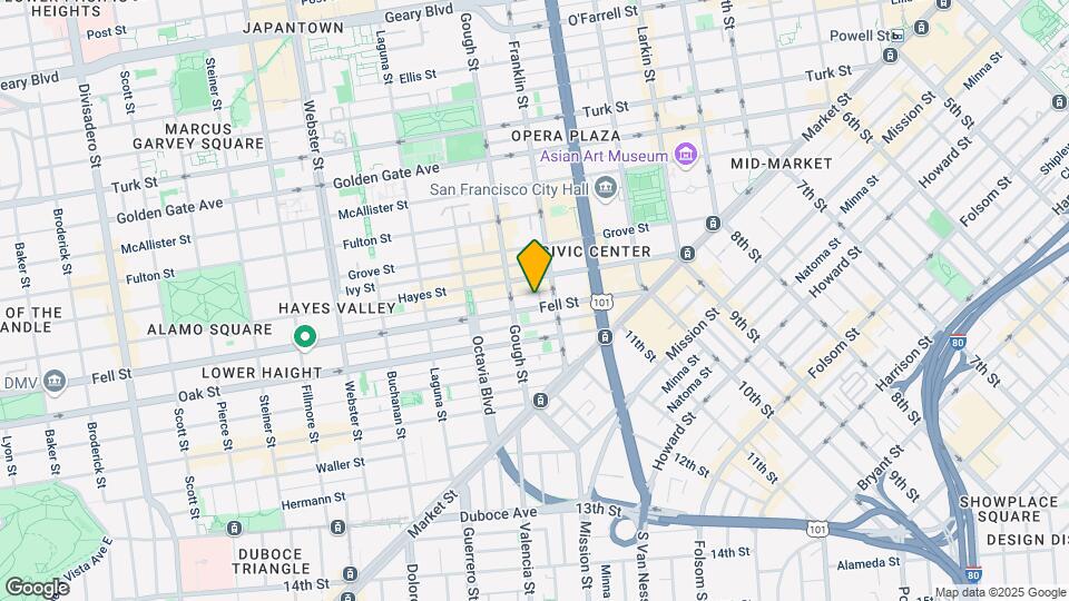 250 Fell Mapa y Detalles de la Ubicación
