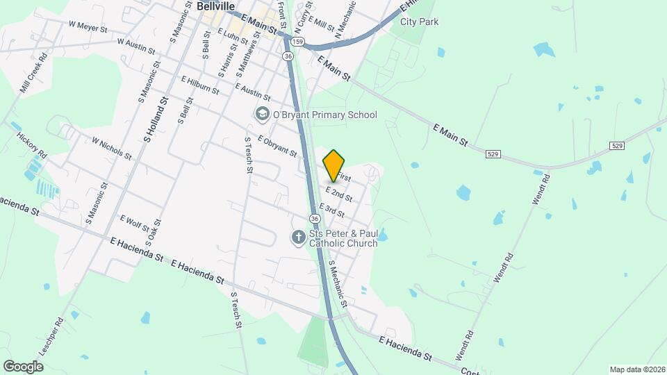 924 E 2nd St Map and Location Details