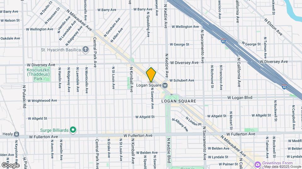 2646 N Sawyer Ave, Unit 2 Map and Location Details