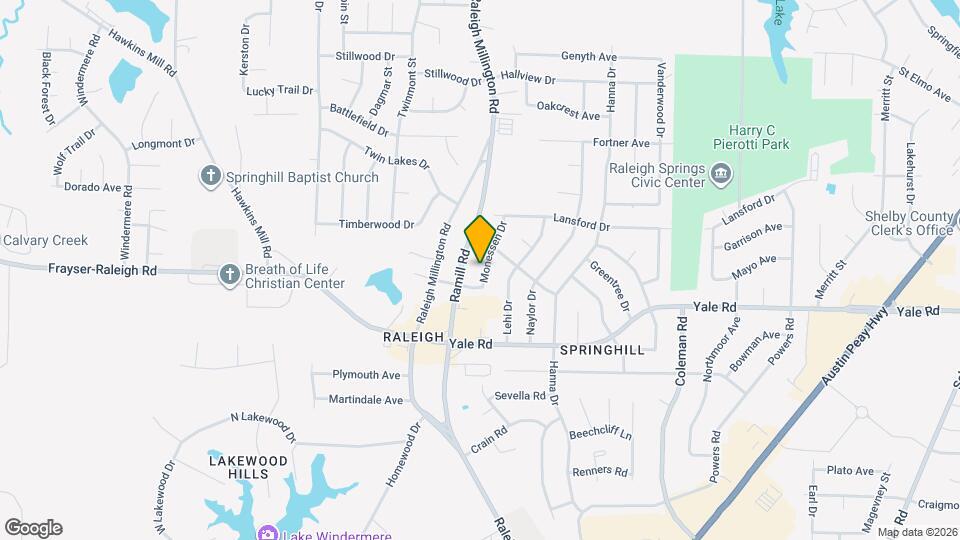 3573 Monessen Dr Map and Location Details