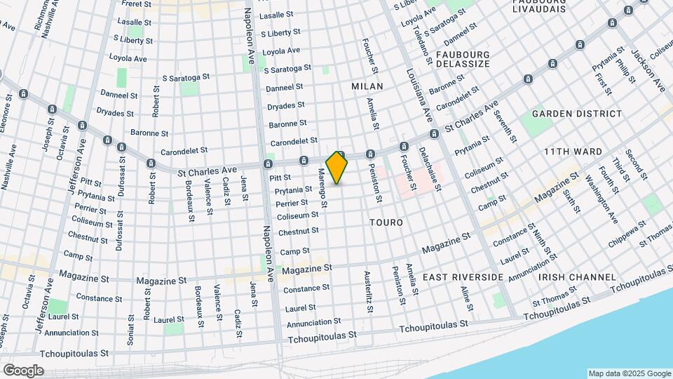 4006 Prytania St Map and Location Details