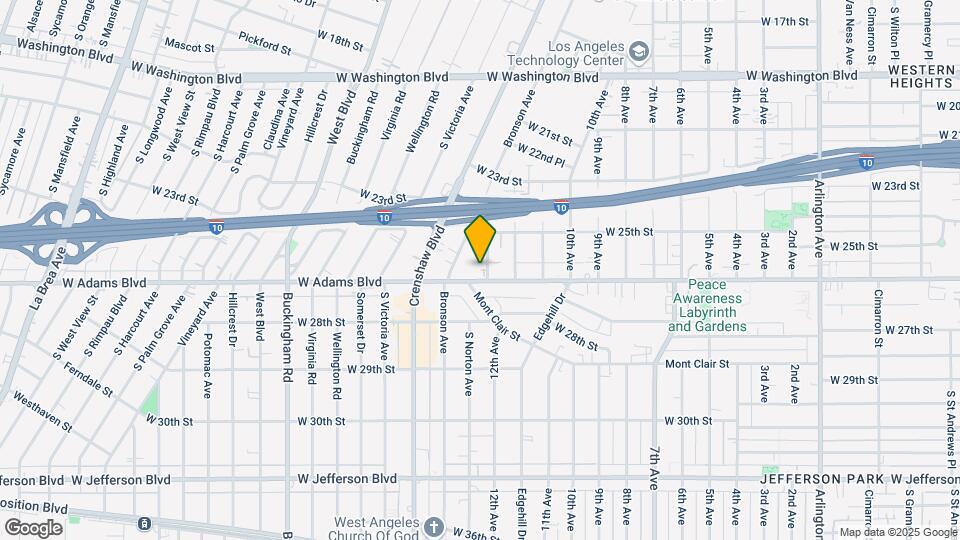 4309 W Adams Blvd Map and Location Details