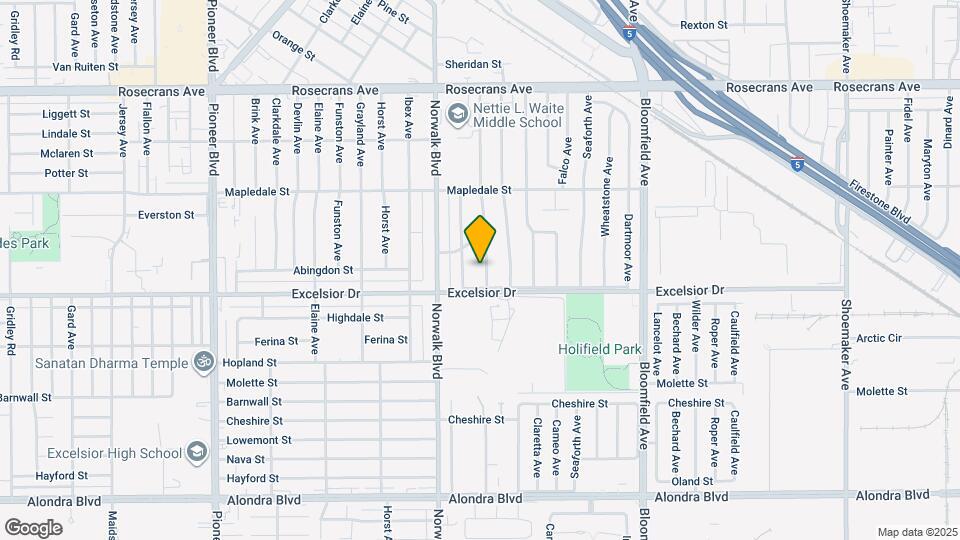 14843 Disney Ave Map and Location Details