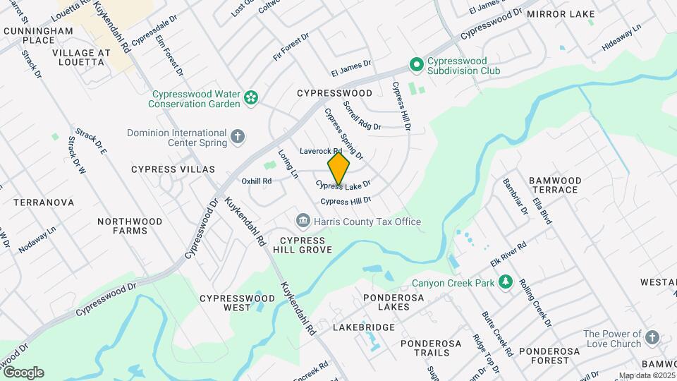 4107 Cypress Lake Dr Map and Location Details