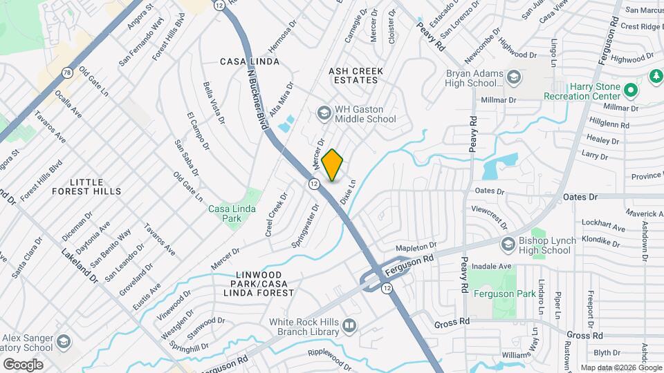 9530 Ash Creek Dr Map and Location Details
