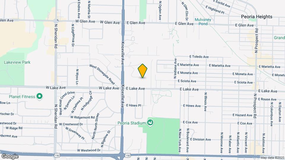 212 E Oak Cliff Ct Map and Location Details