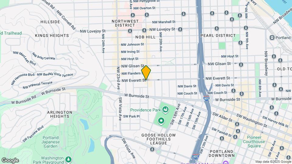 2104 NW Everett St Map and Location Details