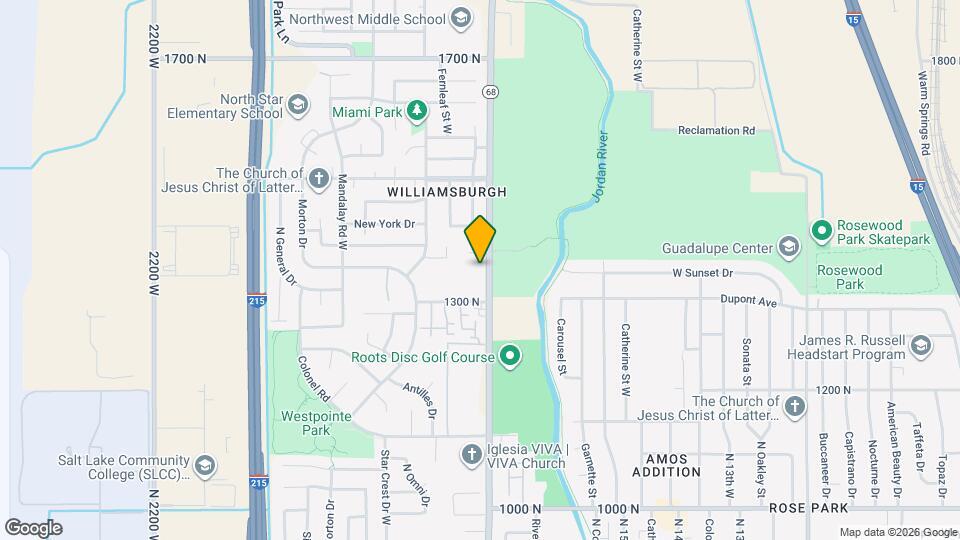 1351 N Redwood Rd Map and Location Details