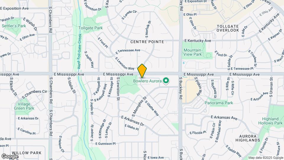 16502 E Kansas Dr Map and Location Details