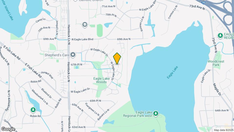 429 W Eagle Lake Dr Map and Location Details