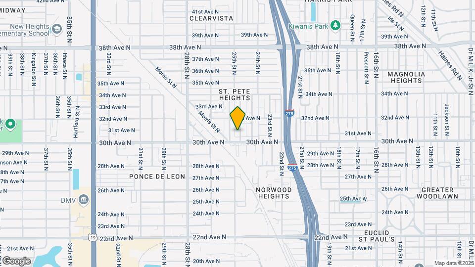 3038 25th St N Map and Location Details