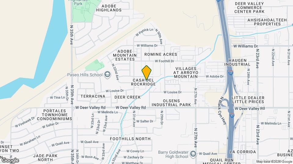 22045 N 30th Dr Map and Location Details