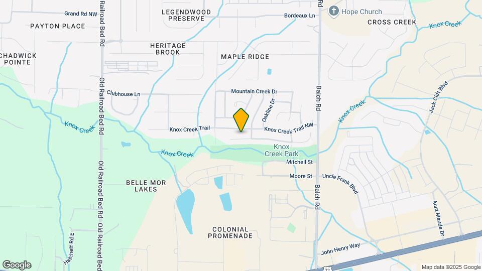 162 Sandy Hollow Dr NW Map and Location Details