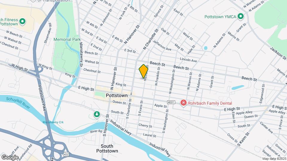 79 N Evans St Map and Location Details