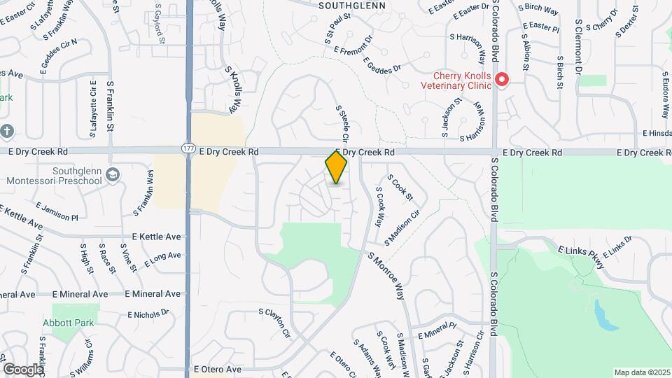 7602 S Cove Cir Map and Location Details