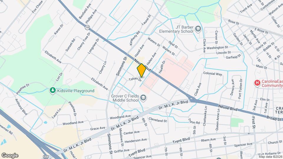 1109 Tatum Dr Map and Location Details